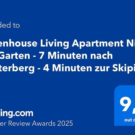 Greenhouse Living Apartment Nivis Mit Garten - 4 Minuten Nach Winterberg - Wandern, Mountainbike Fahren - Natur Geniessen Medebach Exterior foto